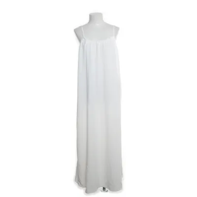Robe longue (Blanc) Polyester