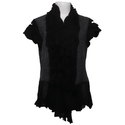 Cardigan (Noir, Gris) de Oui Moments Acrylique, Élasthane, Mohair, Polyamide, Laine