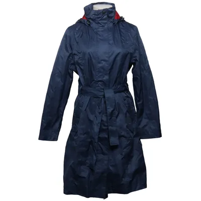 Regnfrakke (Blå) fra Crane Polyester