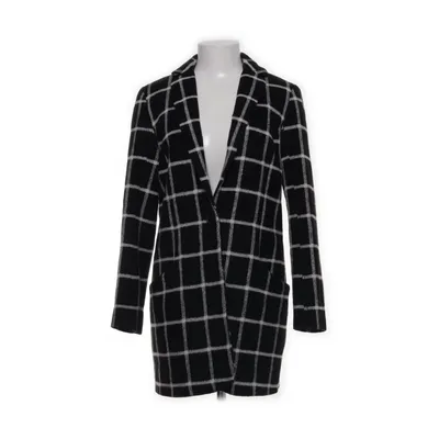 Manteau (Noir, Blanc) de Yaya Polyester, Laine