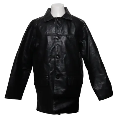 Jacket (Black) from A. Collezioni Cotton, Polyurethane