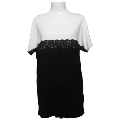 Top (Zwart, Wit) van Laura Scott Elastaan, Polyester, Viscose