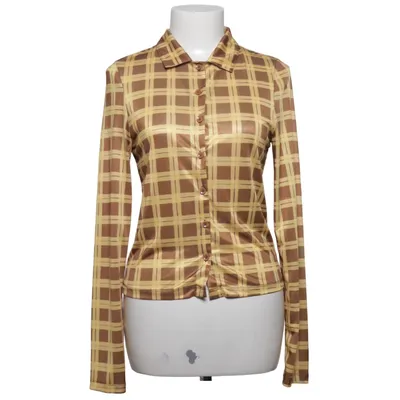 Shirt (Brown, Yellow) from With Jéan Elastane, Polyester