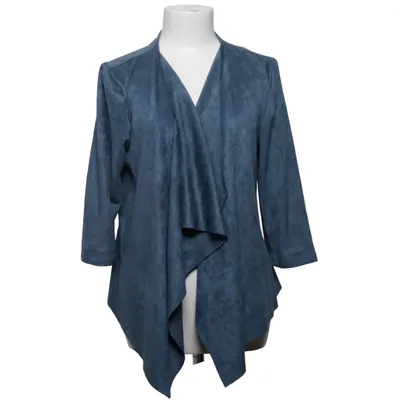 Cardigan (Blue) from One Two & Luxzuz Elastane, Polyester