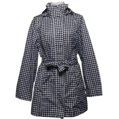 Regnfrakke (Sort, Hvid) fra Cecilia Classics Polyester