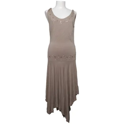 Klänning (Beige) från Indiska Elastan, Viskos