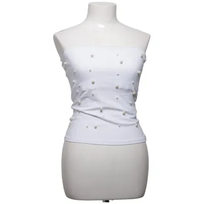 Tubtopp (Vit) från Supré Bomull, Elastan