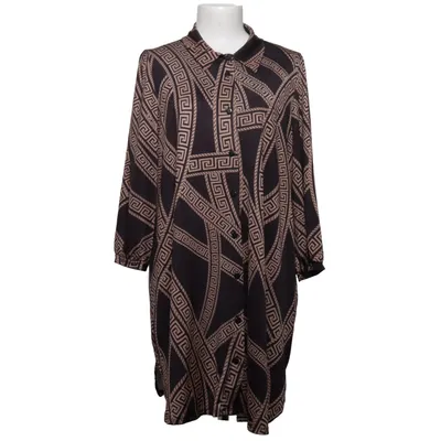 Shirt dress (Black, Beige) from In Front Elastane, Polyester