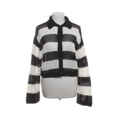 Cardigan (Black, White) from Divided by H&M Acrylic, Cotton