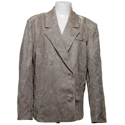 Kavaj (Beige, Silverfärgad, Flerfärgad) från SLA the Label Elastan, Metallfiber, Polyester