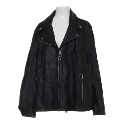 Bikerjacka (Svart) från Ulla Popken Polyester, Polyuretan, Viskos