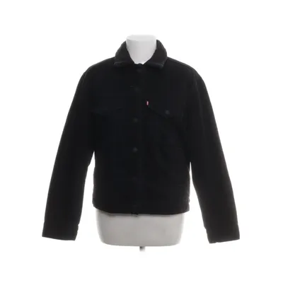 Gevoerde spijkerjas (Zwart) van Levi Strauss & Co Katoen, Imitatiebont