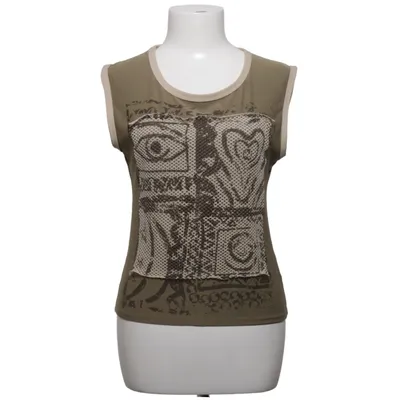 Tanktop (Grøn, Brun) fra Ichi Elastan, Polyester