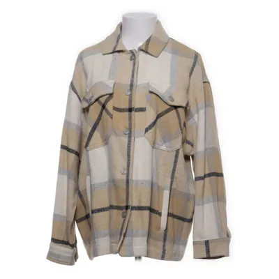 Overshirt (Beige, Black, White) from Auraa Acrylic, Cotton, Polyester, Wool