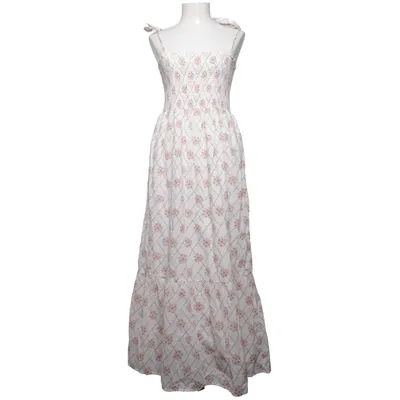 Robe longue (Blanc, Rose, Multicolore) de Noa Noa Coton biologique