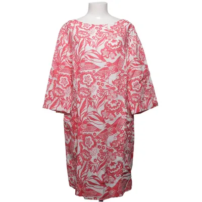 Klänning (Rosa, Vit) från Boden Linne