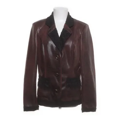 Blazer (Brown) from Save the Queen Polyester, Viscose
