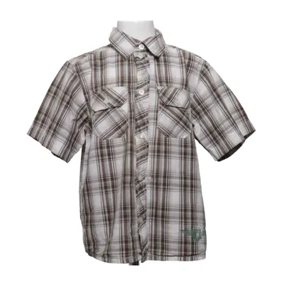 Chemise à manches courtes (Marron, Blanc, Vert) de H&M Dubster Coton