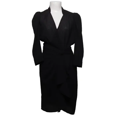 Robe portefeuille (Noir) de Ba&sh Élasthane, Polyester, Viscose