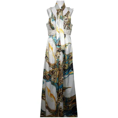 Robe de soirée (Blanc, Multicolore) de Juju & Christine Polyester