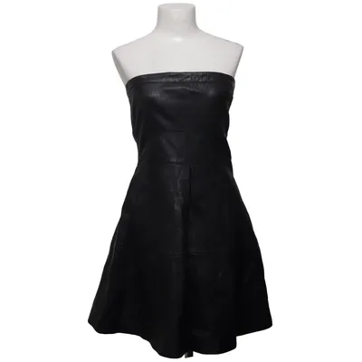 Dress (Black) from Gestuz Leather, Polyester