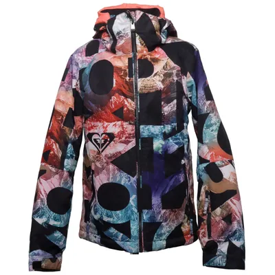 Ski-jas (Zwart, Meerkleurig) van Roxy Acryl, Polyester