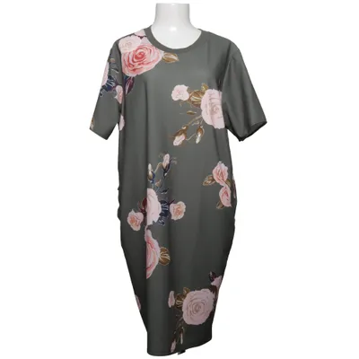 Jurk (Groen, Roze, Meerkleurig) van Number One Elastaan, Polyester