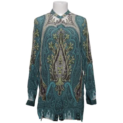 Blouse (Bleu, Multicolore) de Etro Soie