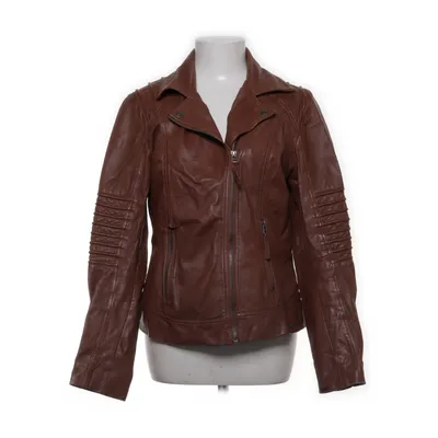 Biker jacket (Brown) from Rino & Pelle Leather, Polyester