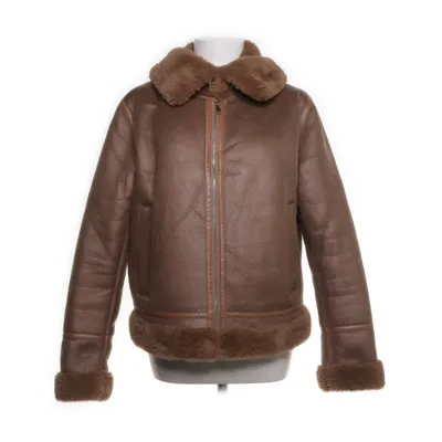 Shearlingjakke (Brun) fra Taifun Polyester
