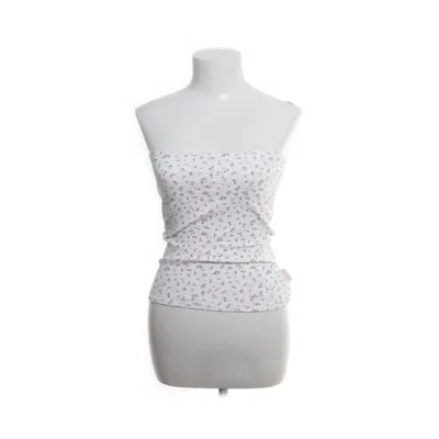Tube top (White, Multicolored) from Sundae Cotton, Elastane