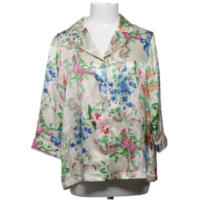 Blouse (Beige, Multicolore) de Mrs & Hugs Soie