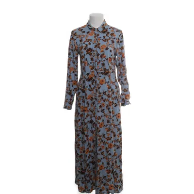 Skjortklänning (Blå, Brun, Vit) från Ichi Viskos