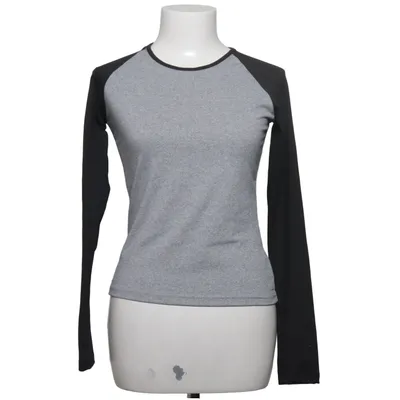 Baseball T-shirt (Gray, Black) from Dazy Elastane, Polyester