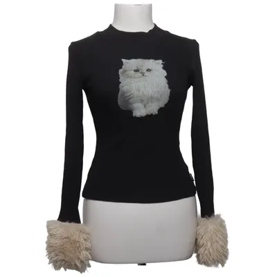 Top (Zwart, Beige) van Minga London Katoen, Elastaan, Polyester