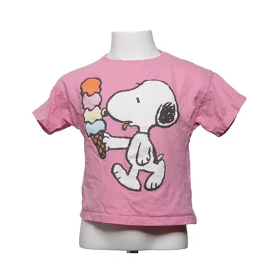 T-shirt (Rosa) från Zara x Peanuts Bomull, Elastan