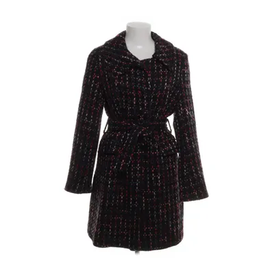 Coat (Black, Multicolored) from Amphora Acrylic, Polyester, Wool