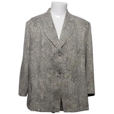 Blazer (Gray) from Schmeinck Metallic fiber, Polyester