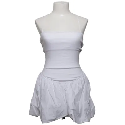 Dress (White) from Zara Cotton, Elastane