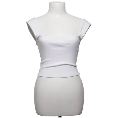Crop top (White) from Gina Tricot Cotton, Elastane