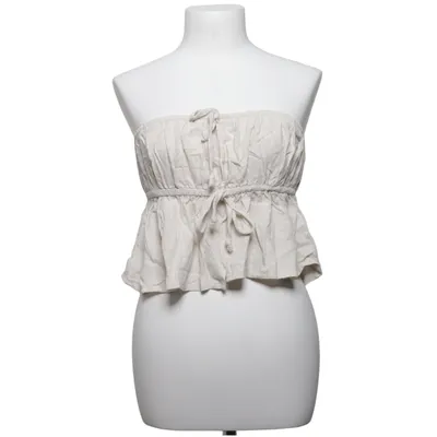 Tube top (Beige) from Tall Linen, Viscose