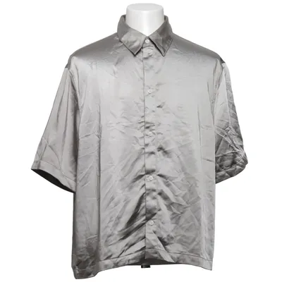 Short sleeve shirt (Merlin Shiny Shirt) from Weekday Polyester, Acetate