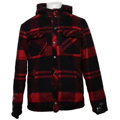 Oberhemd (Rot, Schwarz) von Black Squad Acryl, Polyester, Wolle