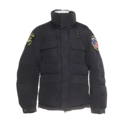 Down jacket (Black) from Blauer. USA Cotton, Down, Polyamide, Polyester