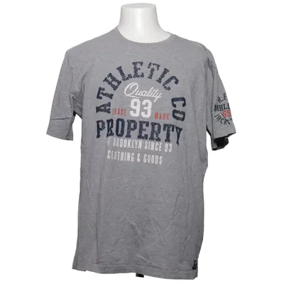 T-shirt (Gris) de Jacks Denim Co Coton, Viscose