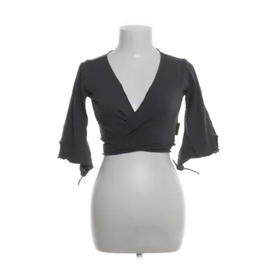 Crop top (Gray) from Guru Shop Organic cotton, Elastane
