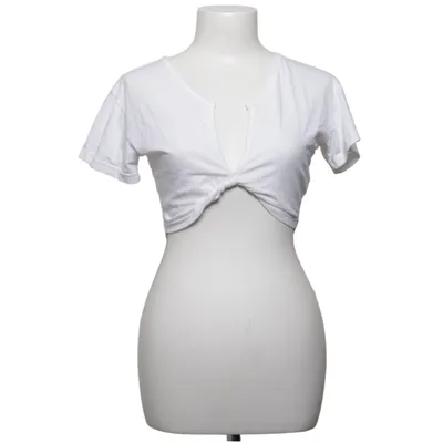 Crop top (White) from Missguided Cotton, Polyester