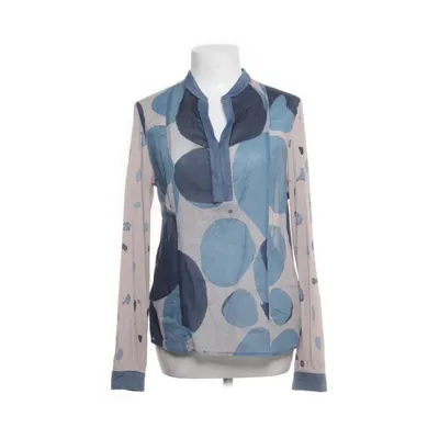 Blouse (Blauw, Beige) van Armani Jeans Katoen, Lyocell