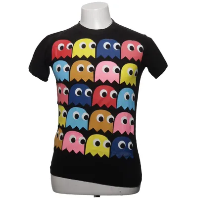 T-shirt (Black, Multicolored) from Rock Metal Cotton