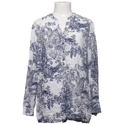 Blouse (Wit, Blauw) van Corley Viscose